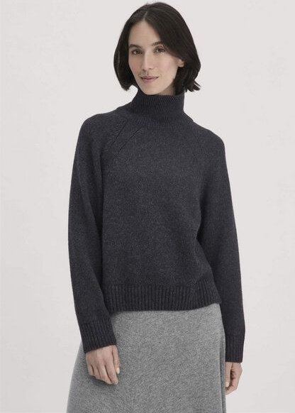 hessnatur Strick Pullover Relaxed aus Bio-Merinowolle mit Bio-Baumwolle