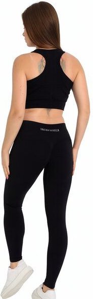 Sport-BH & Leggings –Bruno Barella – einzeln oder als Set, Schwarz, Perfekt für Sport, Fitness, Yoga & Freizeit