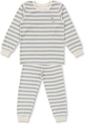 sense-organics Sense Organics Kinder Frottee Ringel Pyjama Bio Baumwolle