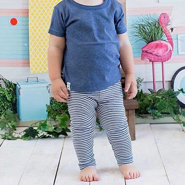 Baby-Leggings gestreift 'OrganicEra' aus Bio-Baumwolle