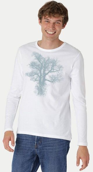 Peaces.bio - handbedruckte Biomode Bio-Herren-Langarmshirt "Chestnut"