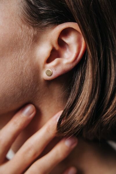 Jyoti - Fair Works Ohrstecker Tekk Messing