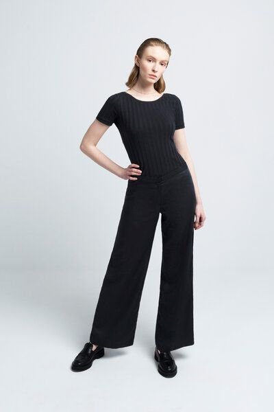 SHIPSHEIP CORA - Damen Shirt in Ripp-Optik aus Bio-Baumwolle