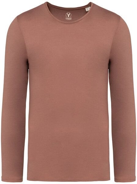 YTWOO Ausgewaschenes Herren Langarmshirt aus Bio-Baumwolle - Made in Portugal