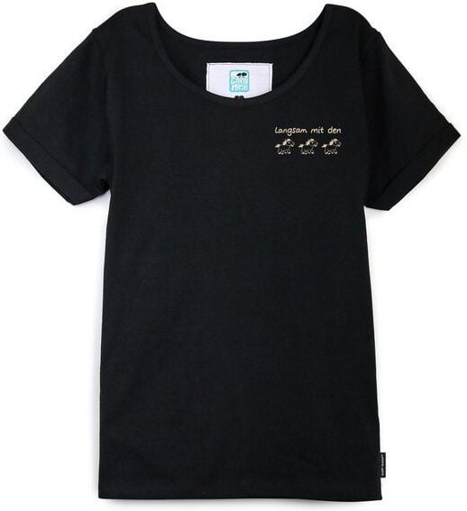 GARY MASH Shirt Taylor Langsam mit den Pferden aus Biobaumwolle