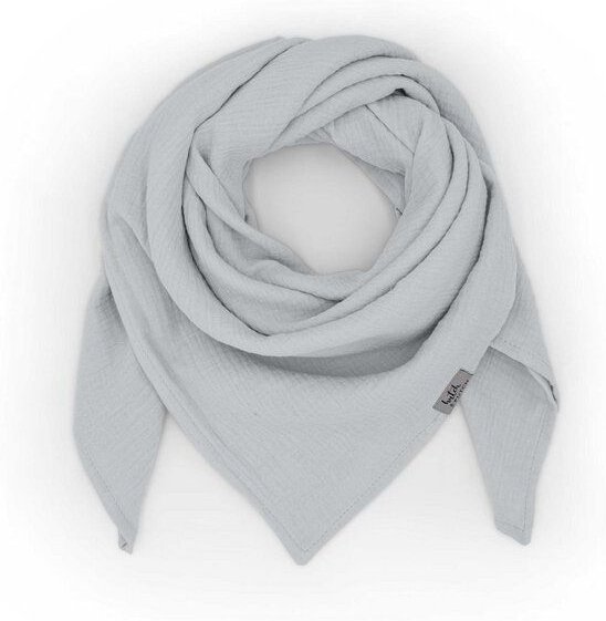 Hutch&Putch Musselin Halstuch - Schal - Tuch für Erwachsene (Damen und Herren) einfarbig aus 100% Bio-Baumwolle