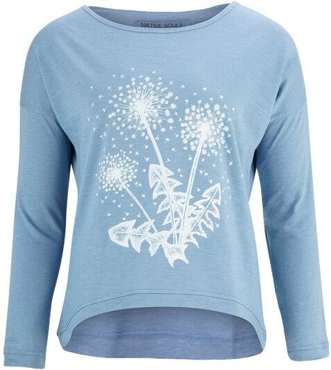 NATIVE SOULS Longsleeve Oversize Damen - Flowers
