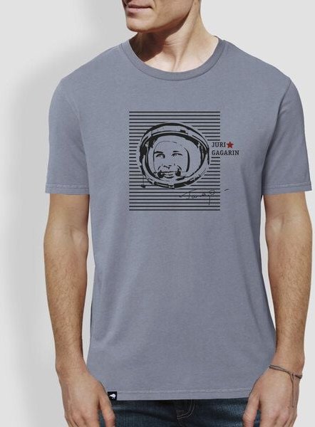 little kiwi Herren T-Shirt, "Juri", Lava Grey