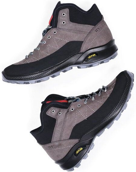 Will's Vegan Shop Cross-Wanderschuhe Grau Damen