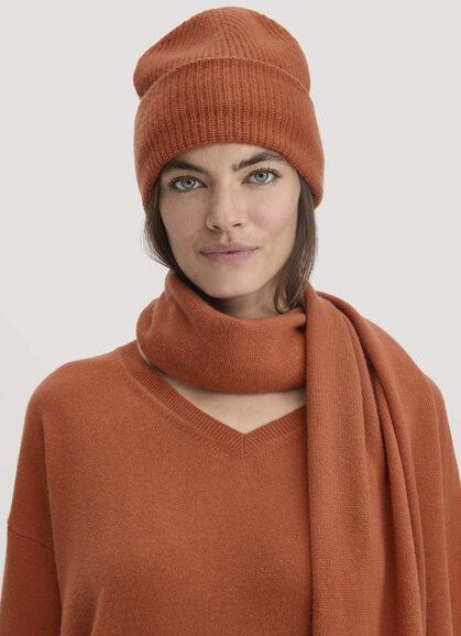 hessnatur Strick Mütze aus Bio-Merinowolle mit Cashmere