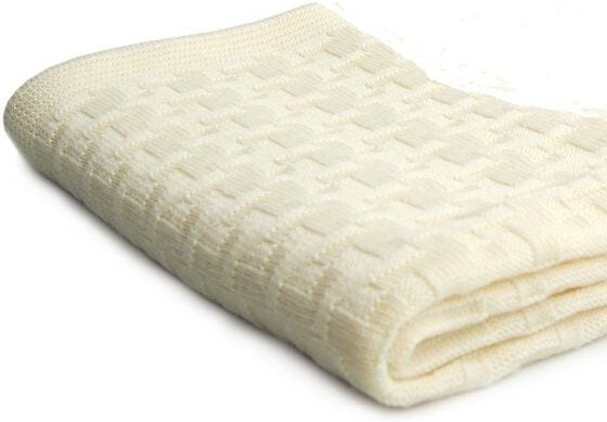 Sonnenstrick Strickdecke Merinowolle