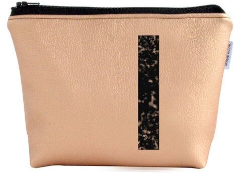 renna deluxe Kulturtasche und Kosmetiktasche personalisiert mit Monogramm - KUPFER