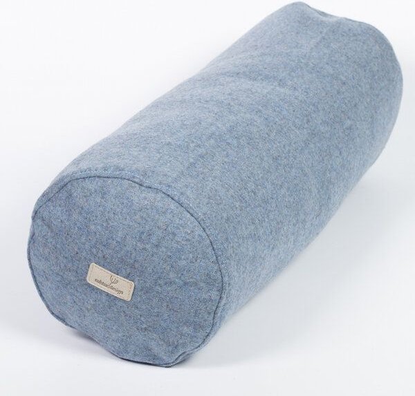 nahtur-design Nackenrolle mit leichtem Lodenbezug | Naturfüllung