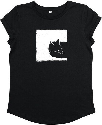 Thumbnail - ilovemixtapes Fox in a box Fuchs Frauen T-Shirt aus Bio-Baumwolle