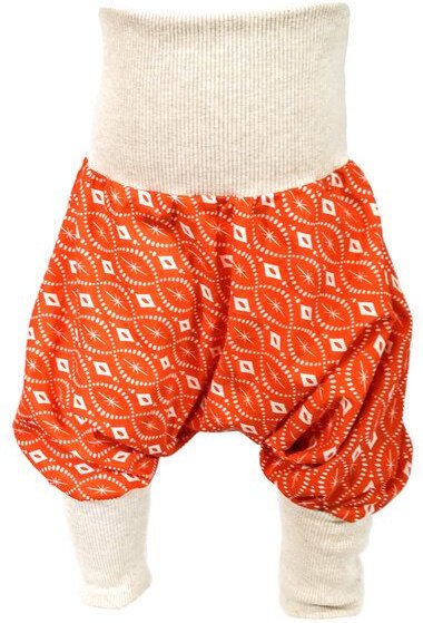 liebewicht Bio Yogahose Sarouelhose Pumphose "Oranginchen"
