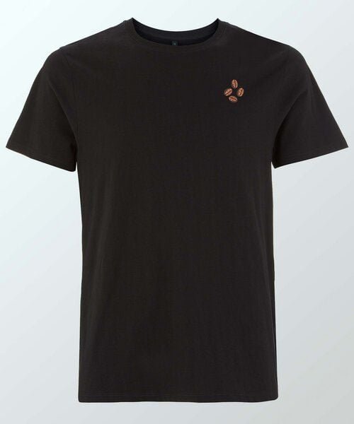Coffee Fashion Coffee Beans | Besticktes Organic Bio Baumwoll T-Shirt