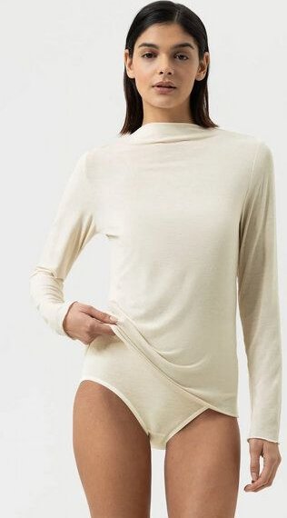 Mey Longsleeve Cozy Cashmere mit Rollsaum