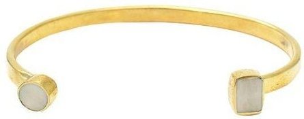 Swahili Coast Messing Armreif - BONE & HORN GEOMETRIC - Recycling Messingschmuck