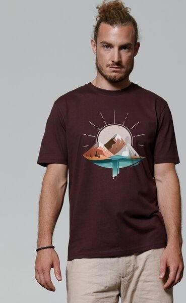 watapparel T-Shirt Unisex Sunrise & Lake