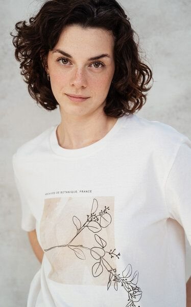 Kultgut Artdesign - Shirt aus recycelter Biobaumwolle / Archive de Botanique