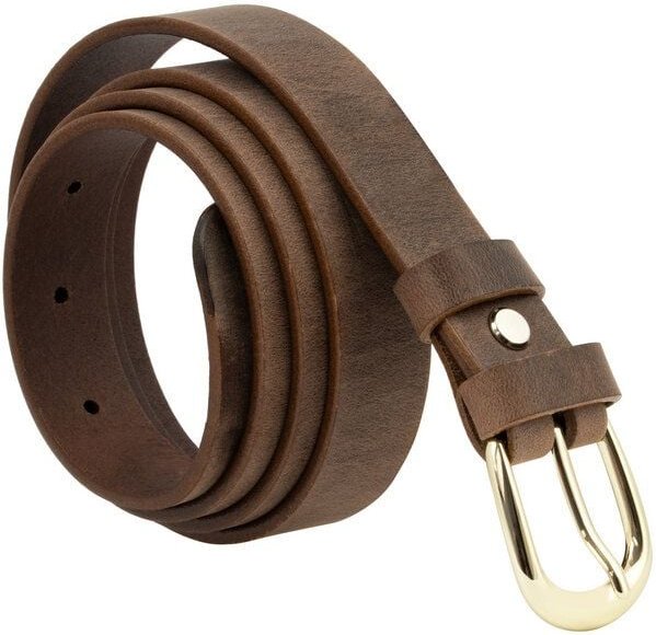 Simaru MACEIO Ledergürtel aus pflanzlich gegerbtem Naturleder (2,5 cm)-EU