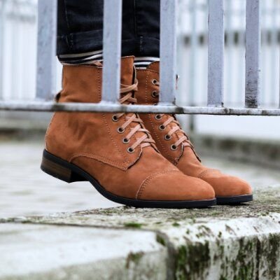 Fairticken Gefütterte Damen Stiefel MAIRAN in Wildlederoptik