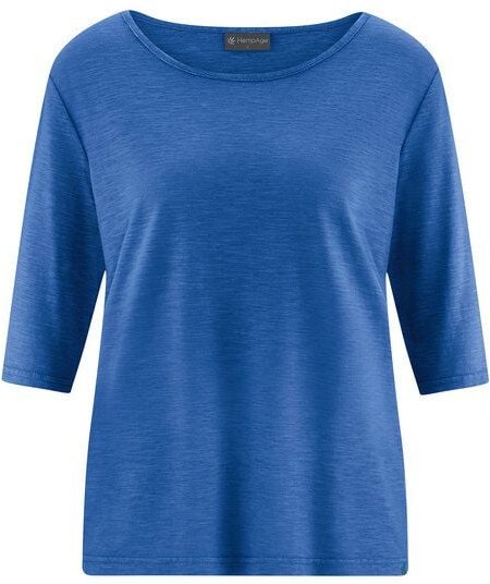 Hempage Damen Halbarm T-Shirt Hanf/Biobaumwolle