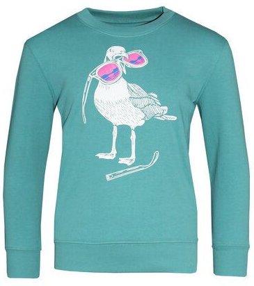 Thumbnail - Kinder Sweatshirt Pullover Biobaumwolle "Hippster Haps" Grün von Fädd