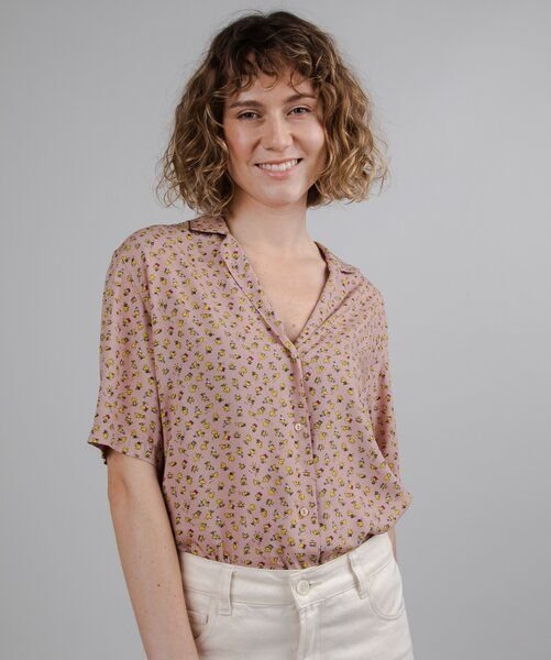 Thumbnail - Brava Fabrics Kurzarm-Bluse Peanuts Woodstock Aloha