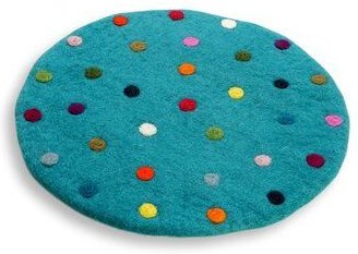 Frida Feeling Sitzkissen 'Spotty' aus Filz mit bunten Tupfen (Durchmesser ca. 35 cm)