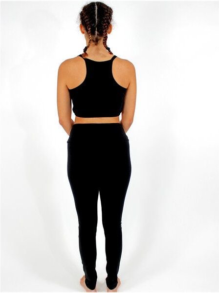 BAGHI Yoga Bustier GOTS organic black-petrol
