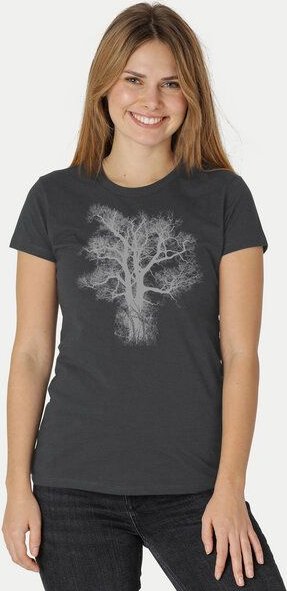 Peaces.bio - handbedruckte Biomode Damen Biobaumwoll T-Shirt Chestnut