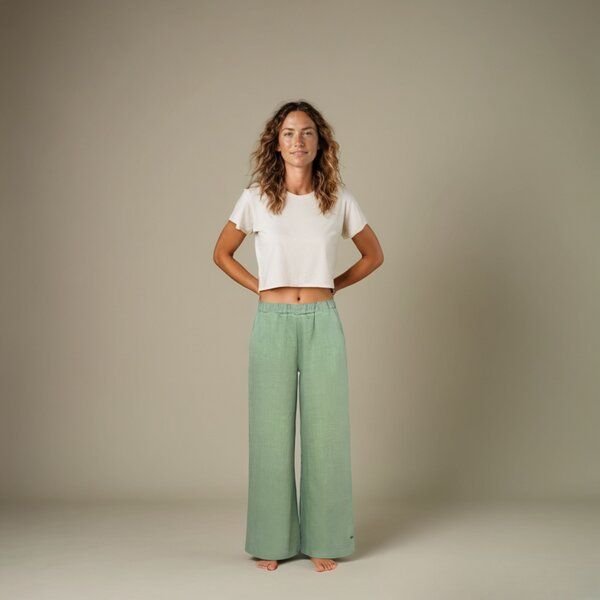 ManduTrap Yani – Nachhaltige Culotte aus Bio-Baumwolle in Grün