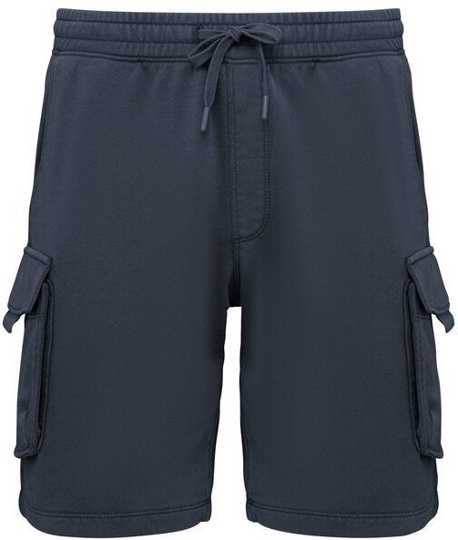 Greenspired Umweltfreundliche ausgewaschene French Terry Cargo-Shorts 300g/m² XS-3XL