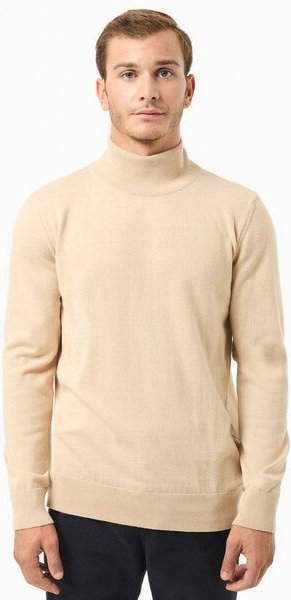 ORGANICATION Rollkragenpullover aus Bio-Baumwolle