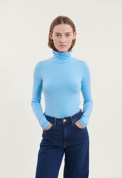 Basic Apparel Rollkragenshirt - Joline T-Neck - aus Tencel