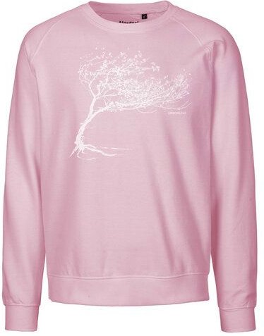 Peaces.bio - handbedruckte Biomode Bio Damen-Sweatshirt Loose Fit Windy Tree