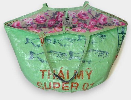 REFISHED fair fashion Tasche 'SOULMATE WATERPROOF' Limitierte Edition! - upcycelte Fischfuttersäcke