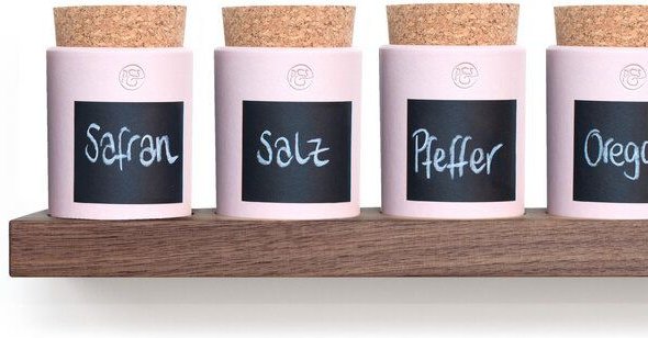 Thumbnail - klotzaufklotz Gewürzregal Nussbaum