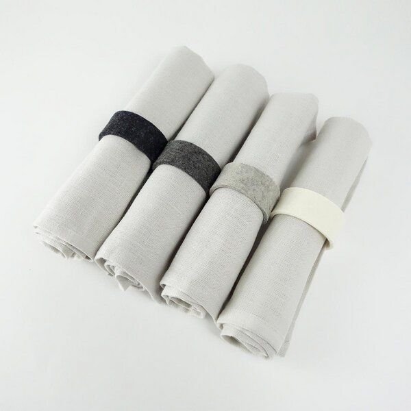 matilda k. manufaktur Serviettenringe 'ava' aus Wollfilz in vielen Farben