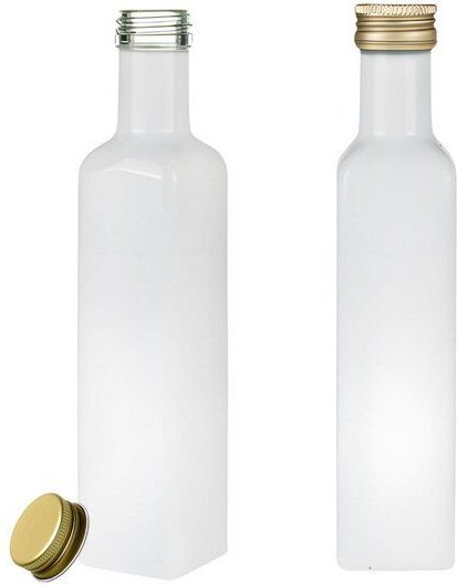 mikken Ölflaschen 250 ml weiß mit Schraubdeckel + Etiketten