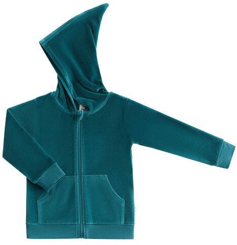 Leela Cotton Baby und Kinder Nicky-Kapuzenjacke reine Bio-Baumwolle