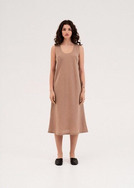 AmourLinen Ines Midi-Kleid aus Leinen