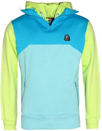 FÄDD Unisex 1/4 Sweatjacke/ Zipper aus Bio-Baumwolle Grau/ Blau/ Türkis