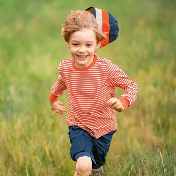 finkid RULLA Shirt aus Bio-Baumwolle mit Ringelmuster