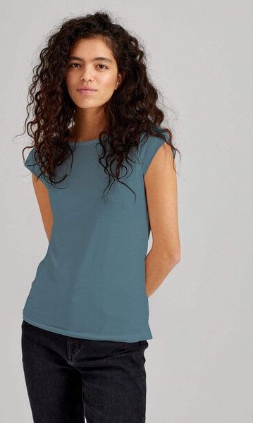 ThokkThokk TT01 Cap Sleeve T-Shirt Damen (GOTS, vegan, Bio-Baumwolle)