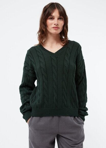 Givn Berlin Strickpullover GBRAMEA mit Zopfmuster aus Bio-Baumwolle