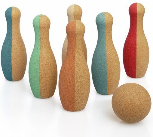 Korko made by Nature Korko Kegelset für die Kleinsten little Skittles- kleine Kegel