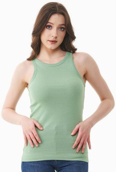 Thumbnail - ORGANICATION Geripptes Basic Top aus Bio-Baumwolle