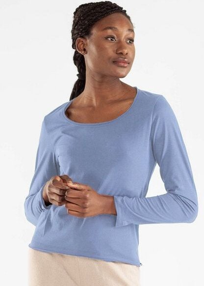 Alma & Lovis Smartes Langarmshirt aus Bio-Baumwolle | Smart Shirt